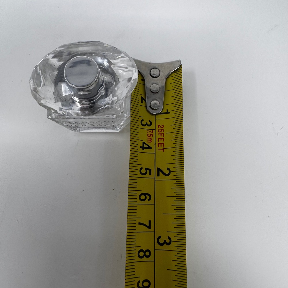 Versace Bright Crystal Miniature Perfume Bottle Collectible Clear Glass 1.75in - Picture 2 of 5